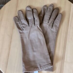 Vintage Faux Leather Gloves